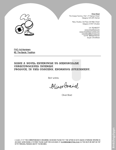 Oliver Braid, The Bardic Tradition. name a novel enterprise to memorialise unreciprocated interest. produce, in this concern, enormous attainment.