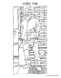 Dionis Ortiz, The Blue Collar Series, color me