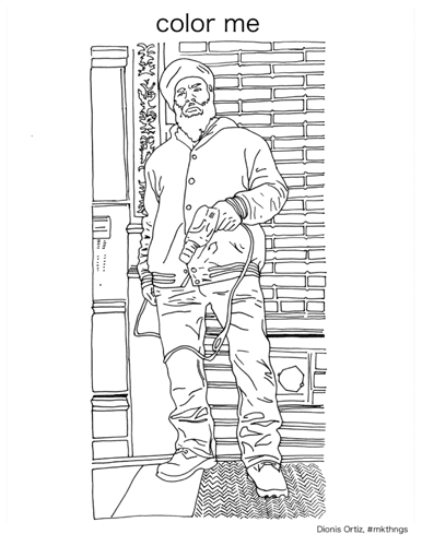 Dionis Ortiz, The Blue Collar Series, color me