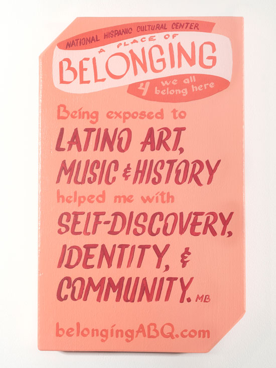 A Place of Belonging ##4: National Hispanic Cultural Center. Being exposed to Latino art, music and history helped me with self-discovery, identity and community. MB.  we all belong here. BelongingABQ.com