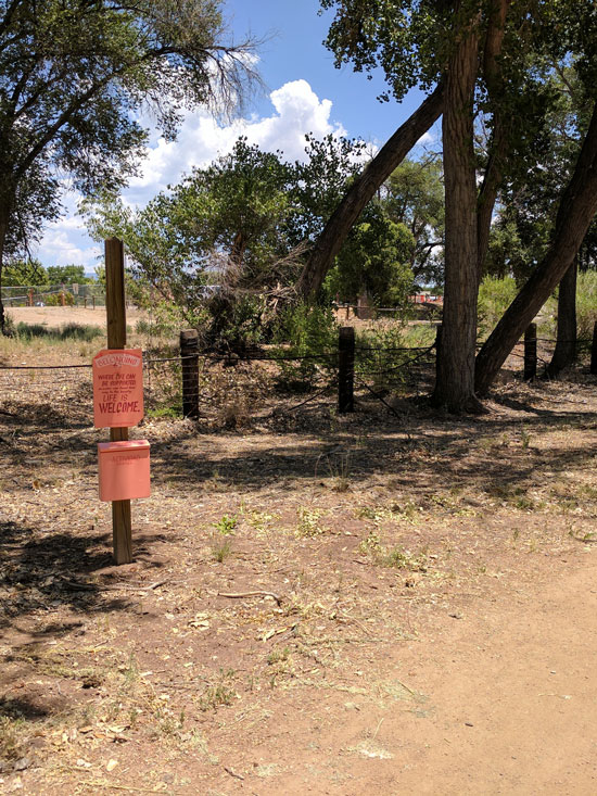 A Place of Belonging #8, we all belong here. Where life can be supported, no matter who found their way to the bounty, life is welcome. JP. BelongingABQ.com