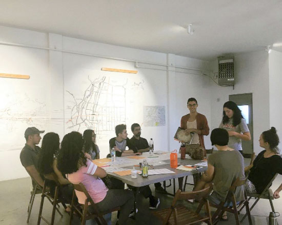 working classroom interns workshop