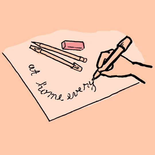 hand drawing a design